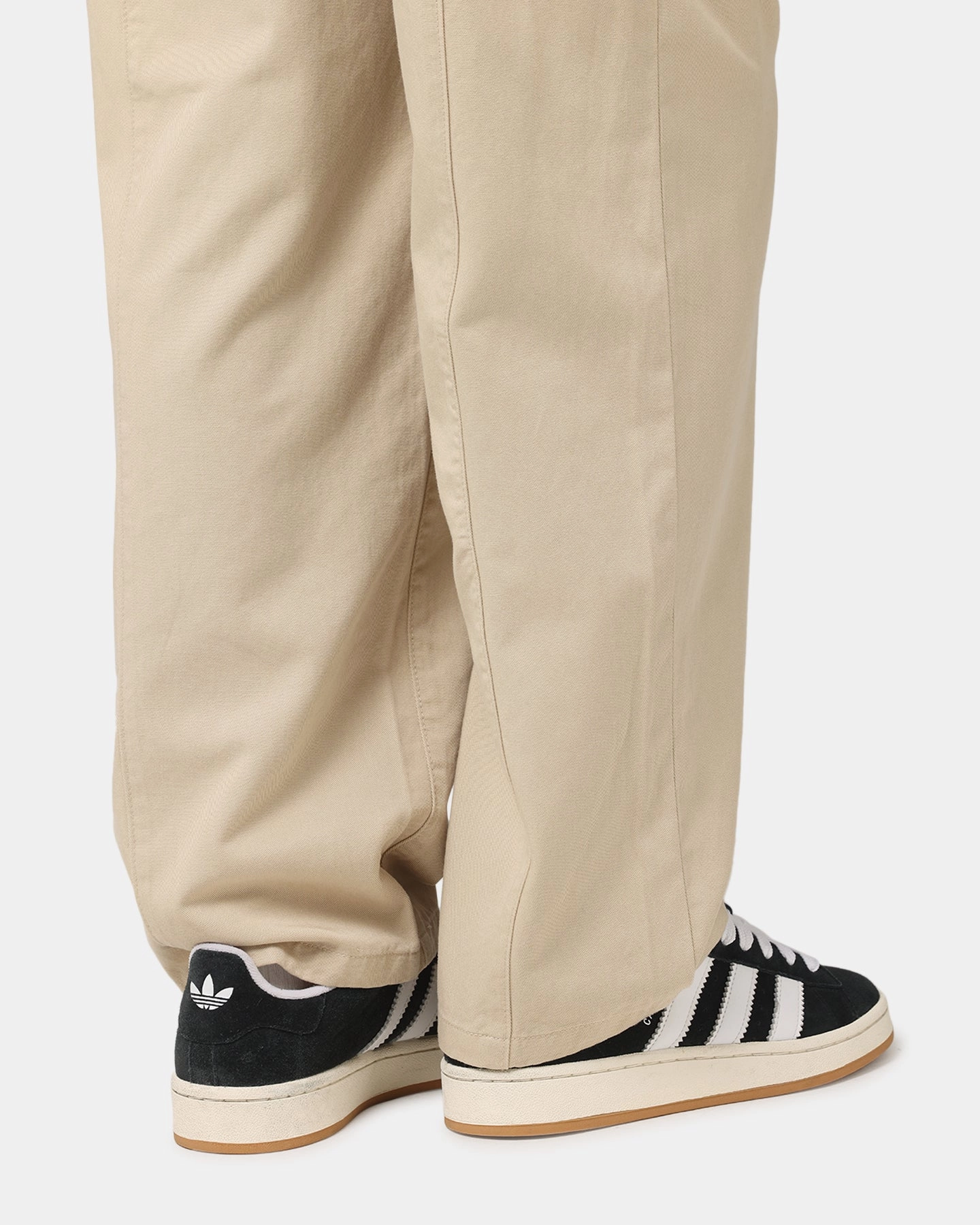 Frayed hem Non Clip Carre C-Track Pant Khaki