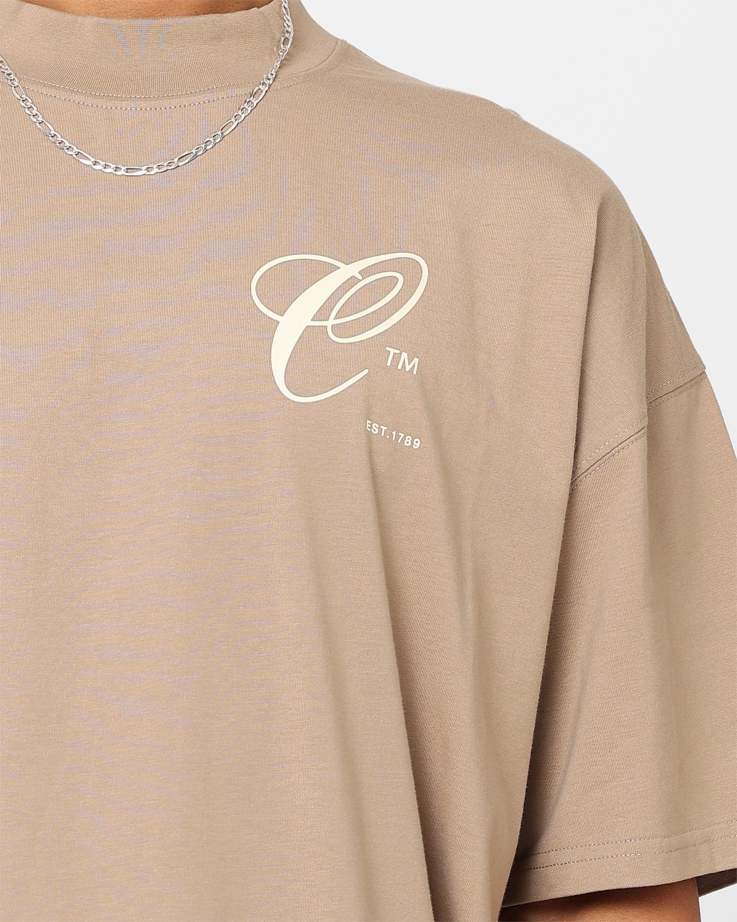 Workout Gear Carre Capital C Oversized T-Shirt Mocha