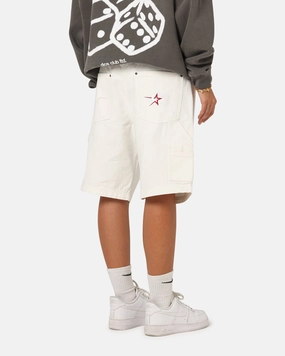 Carre Carpenter Jorts Off White Yoga Ready