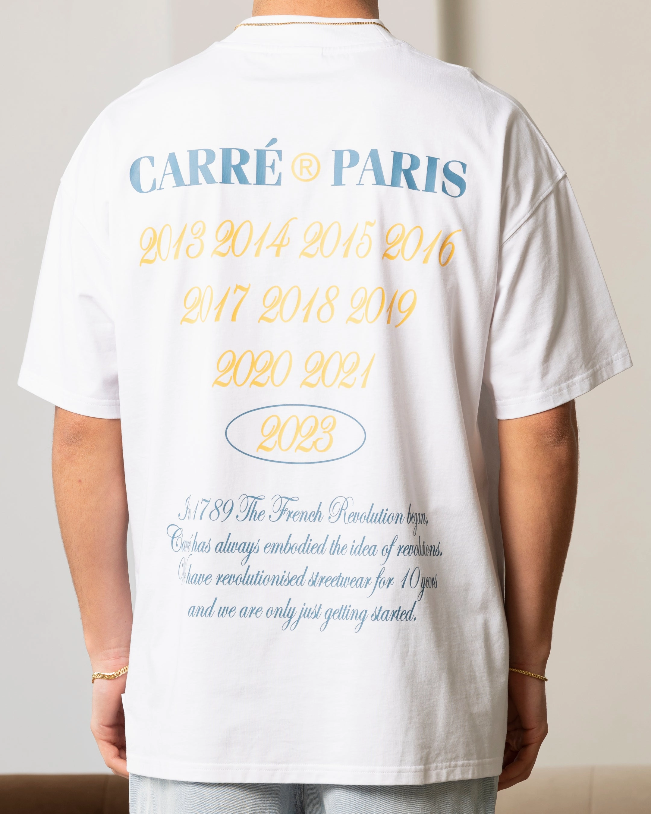 Carre Decade Oversized T-Shirt White layerable