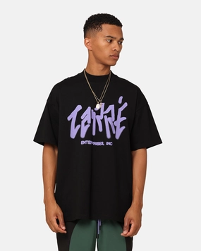 Carre Enterprise Oversized T-Shirt Black Teenager fashion Comfy Layer Wear