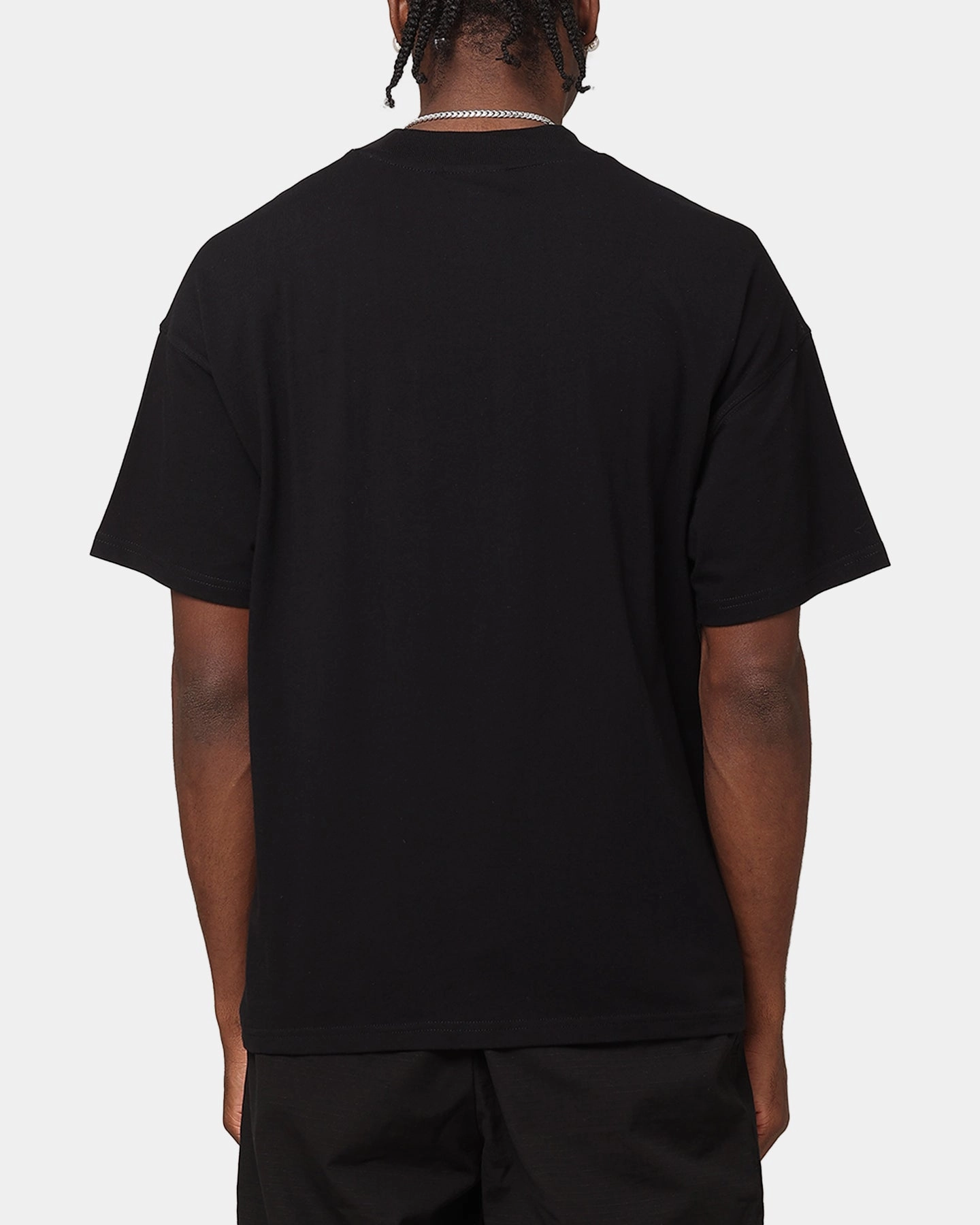 Carre Floral Pocket Oversized T-Shirt Black Oeko Tex Certified