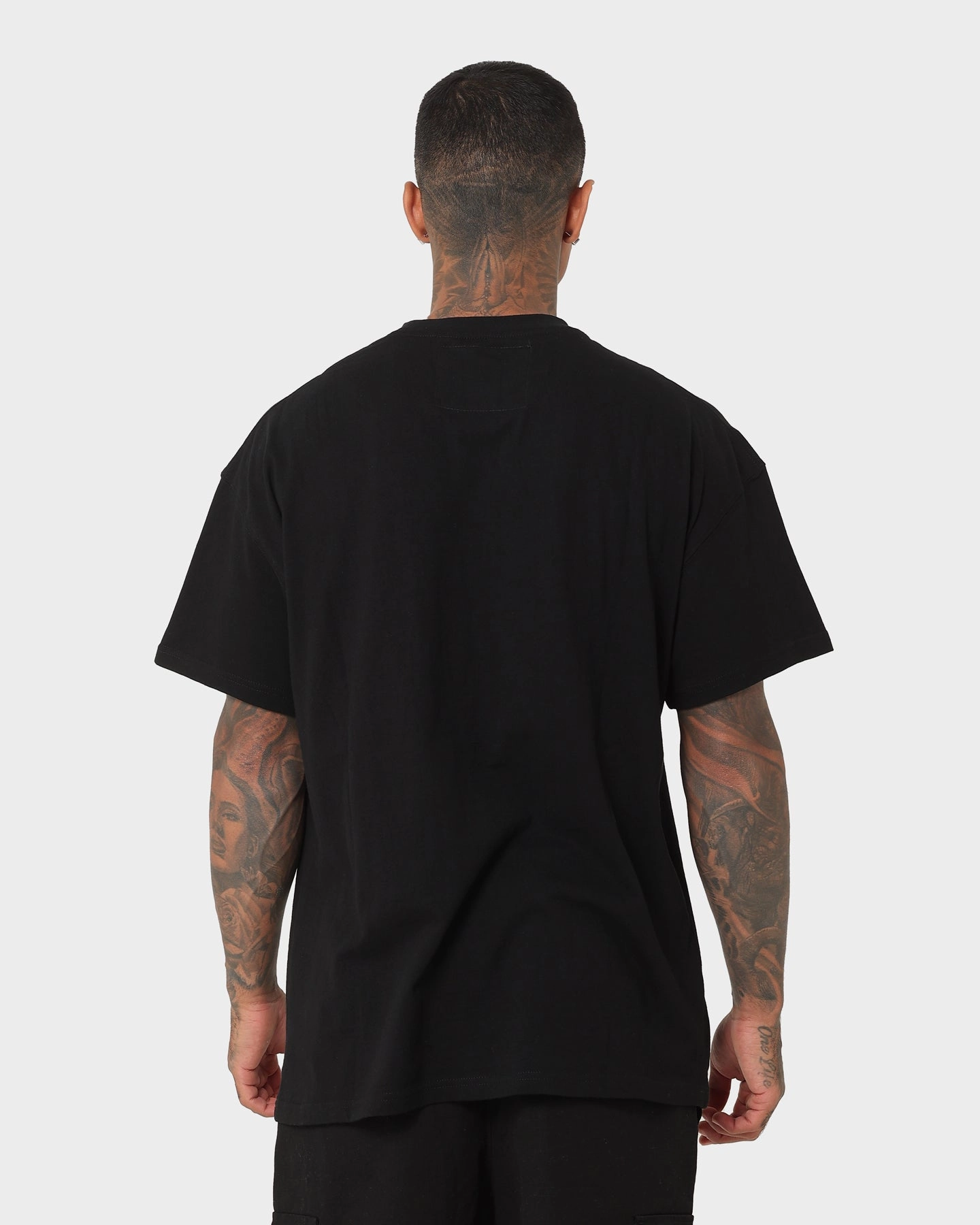Carre Friend Oversized T-Shirt Black dry cleanable Light Casual Wear