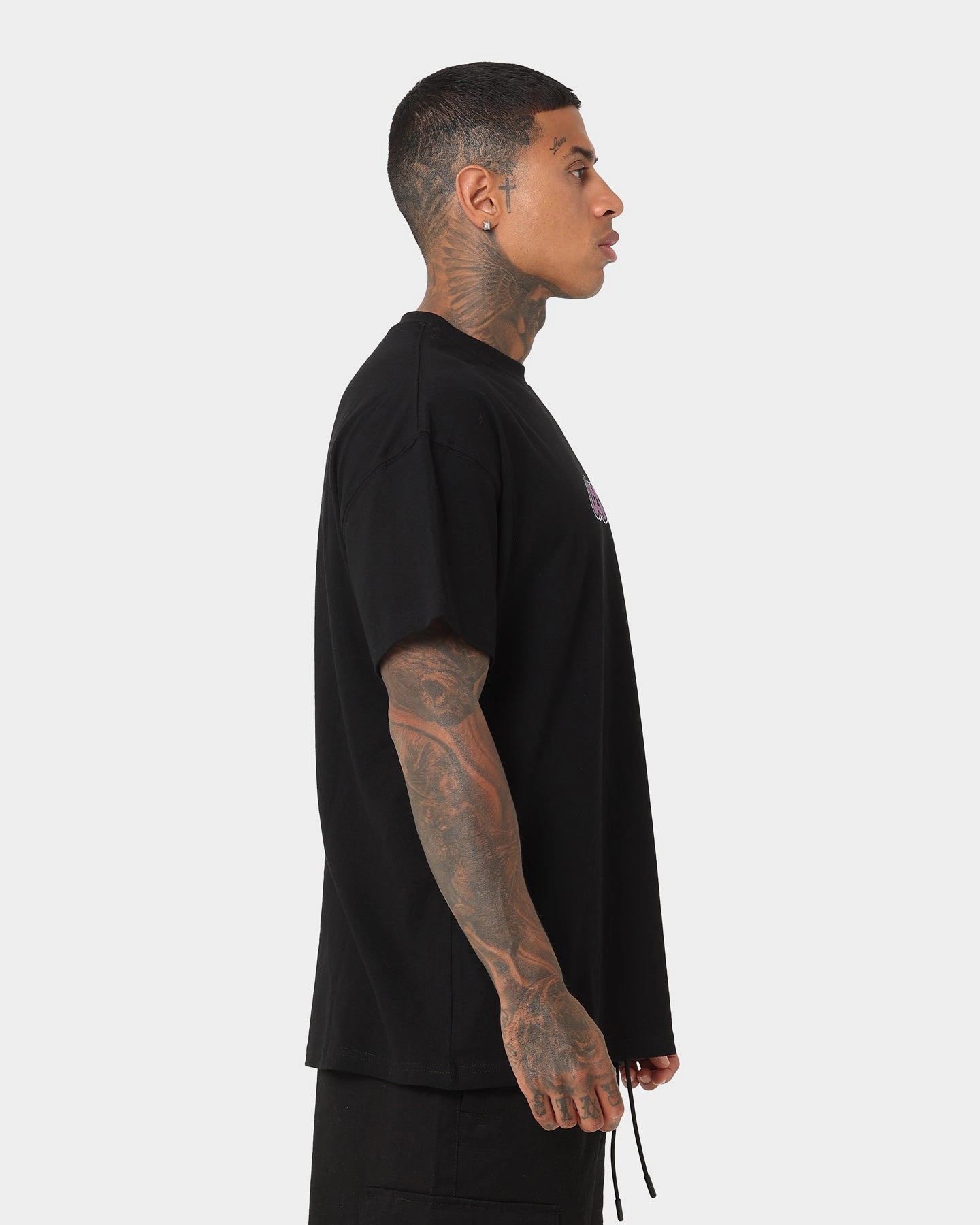 Carre Friend Oversized T-Shirt Black Relaxed Vibe