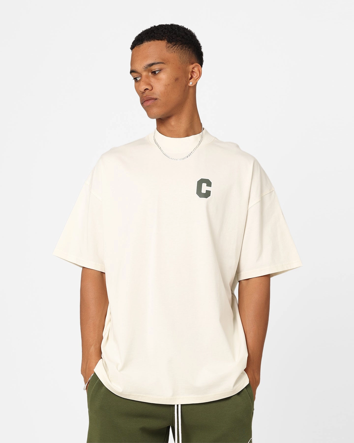 Sleek Fit Layering Options Carre MVP Oversized T-Shirt Off White