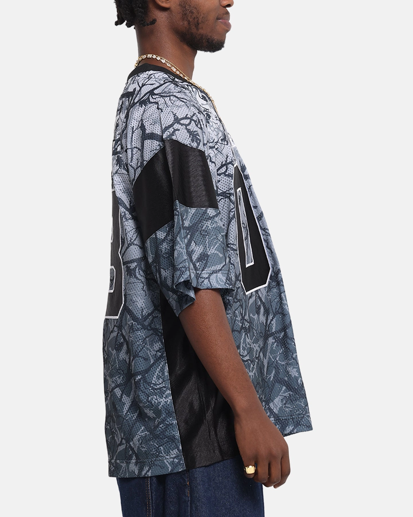 Carre Outlaw Jersey Black Real Tree Camo Odor Resistant Treatment
