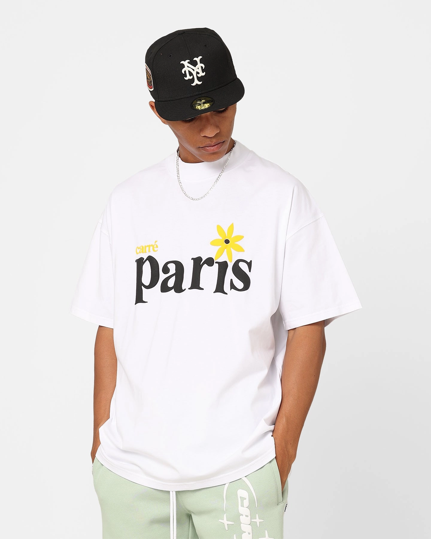 Kids clothing Carre Petal Oversized T-Shirt White