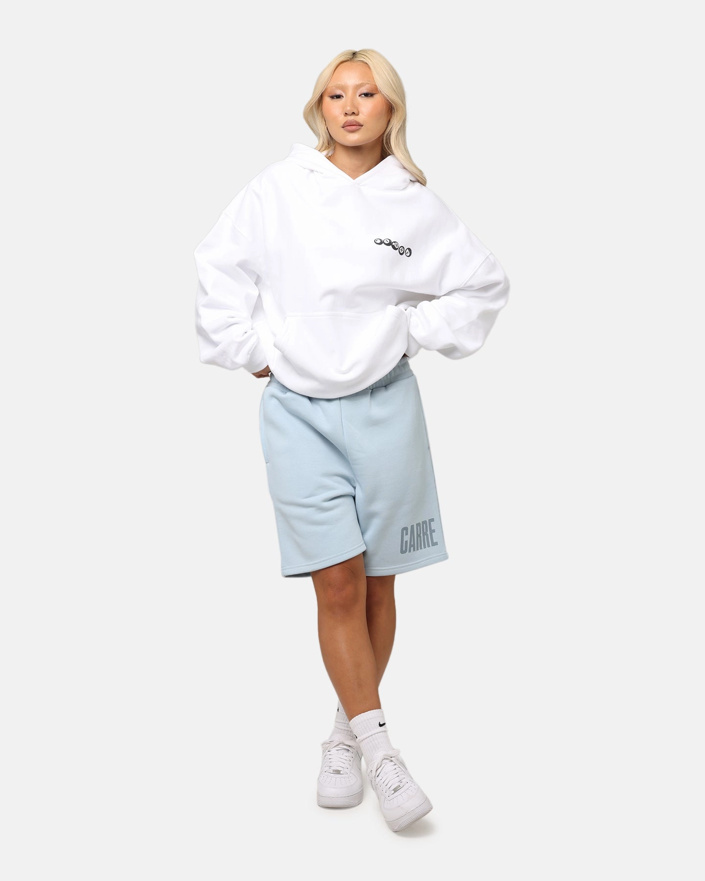 Carre Premium Essentials Sweat Shorts Baby Blue Wind Resistance