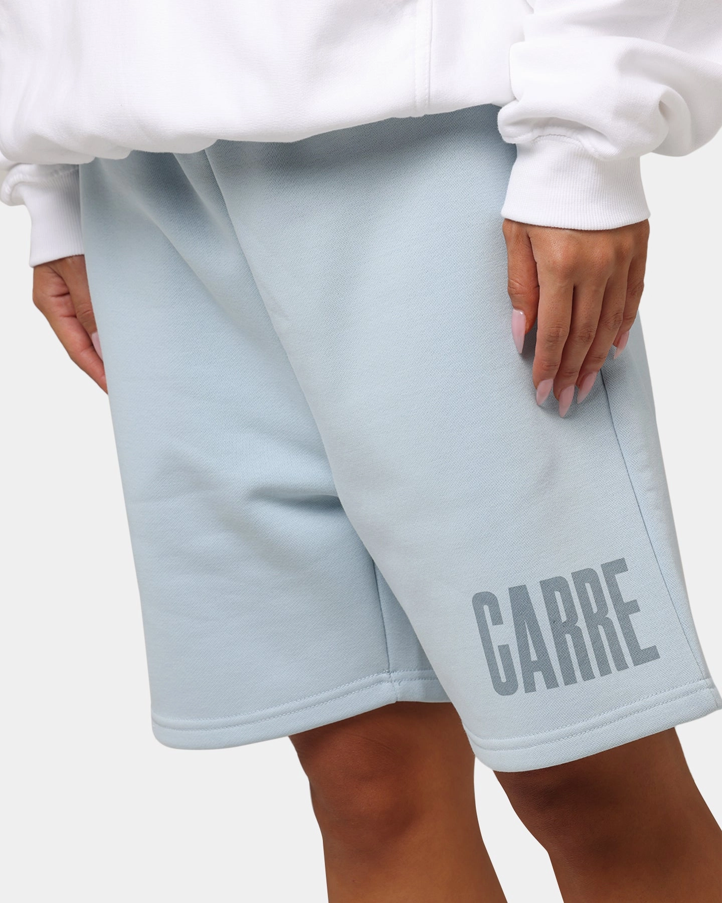 SecureClosureSystem Carre Premium Essentials Sweat Shorts Baby Blue