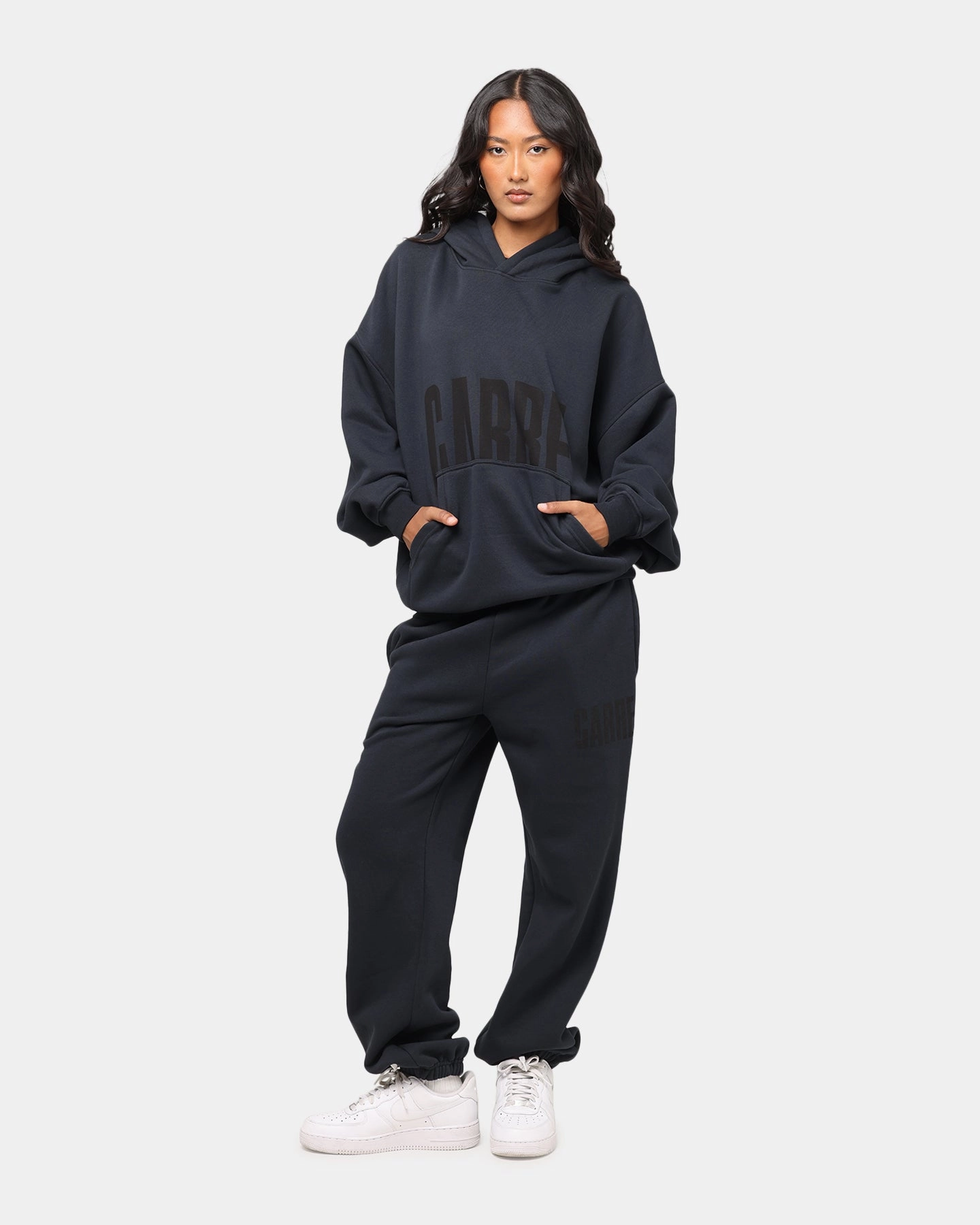 Carre Premium Essentials Track Pant Steel/Black Outdoor Gear ThermalRegulation