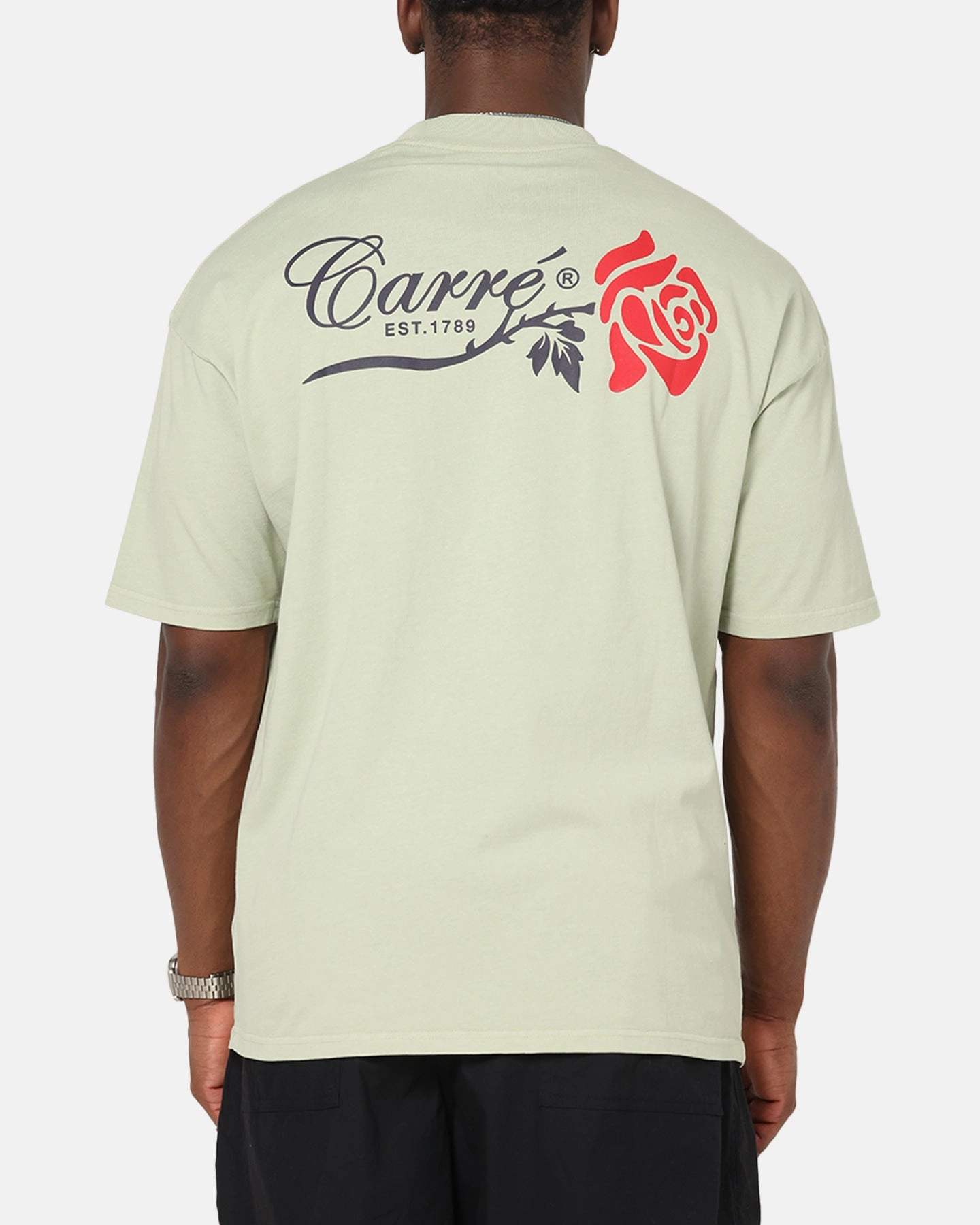 Carre Rara Oversized T-Shirt Sage Stylish Casual