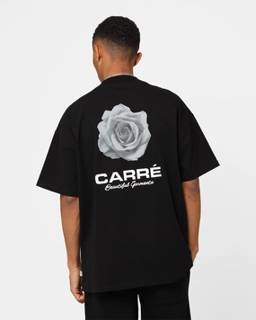 Classic Color Carre RBG Heavyweight Oversized T-Shirt Black