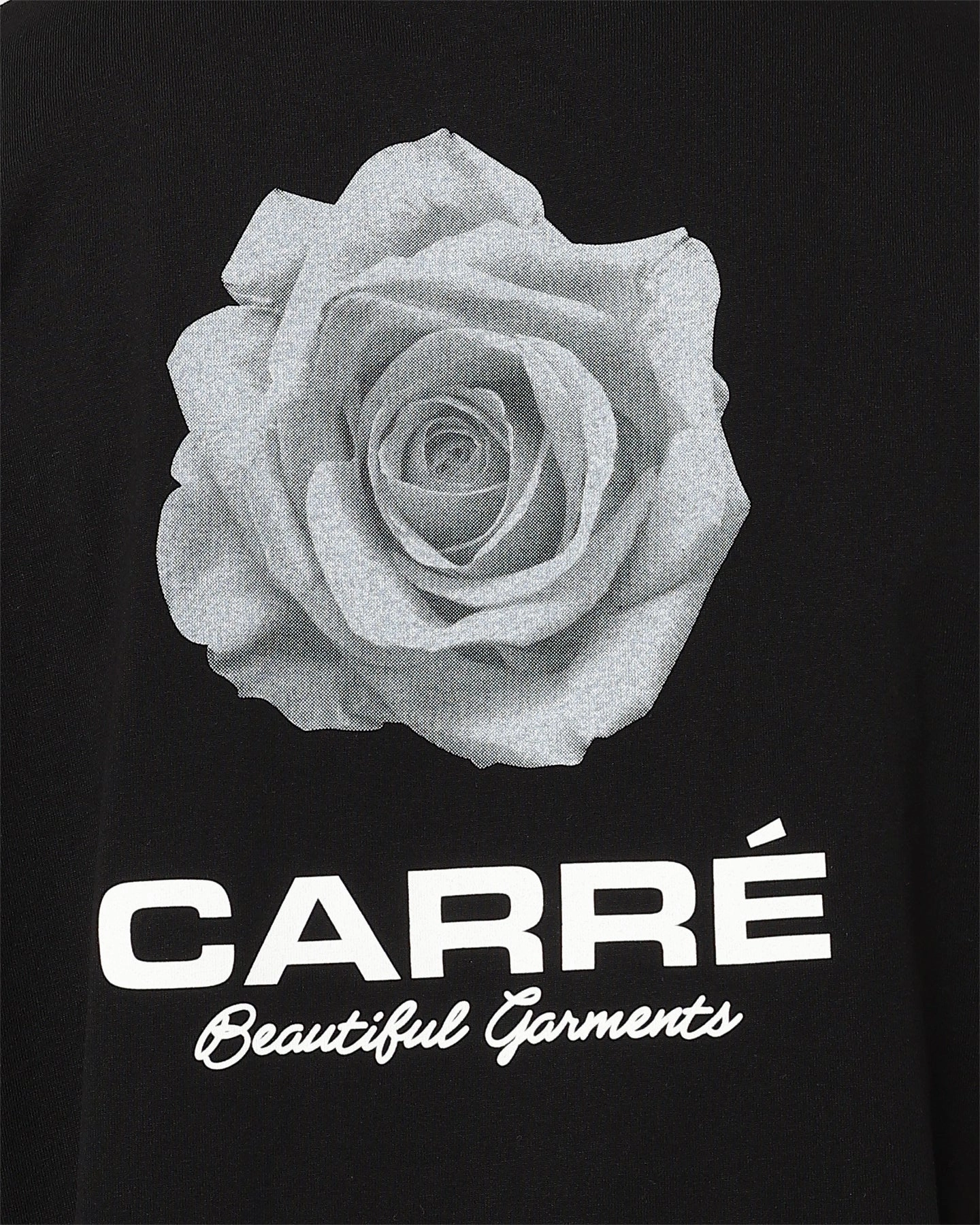 Pocket Reinforcement Cool and Comfortable Carre RBG Heavyweight Oversized T-Shirt Black