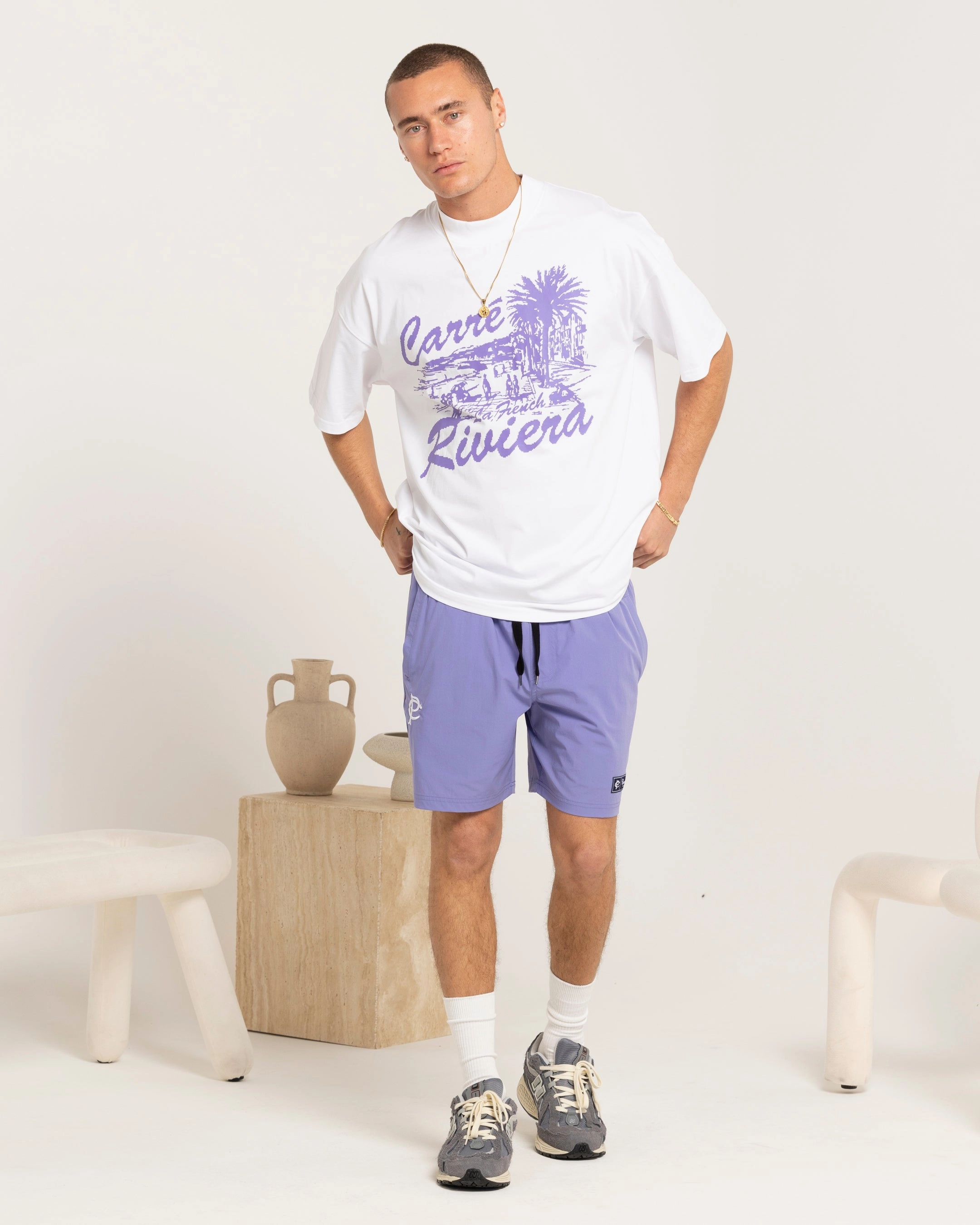 Comfy Comfort Carre Riviera Oversized T-Shirt White