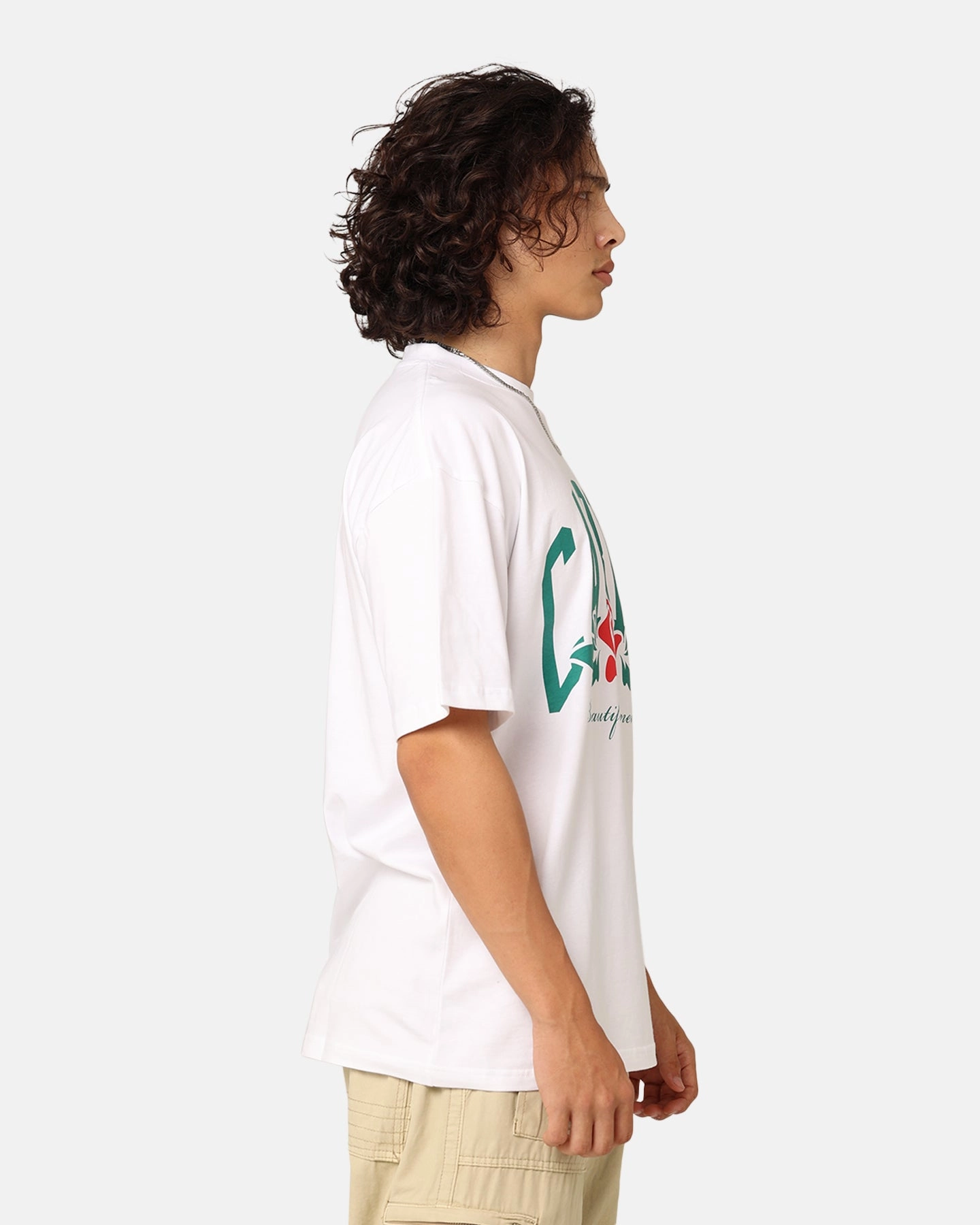 Carre Rosey Oversized T-Shirt White TaglessCollar