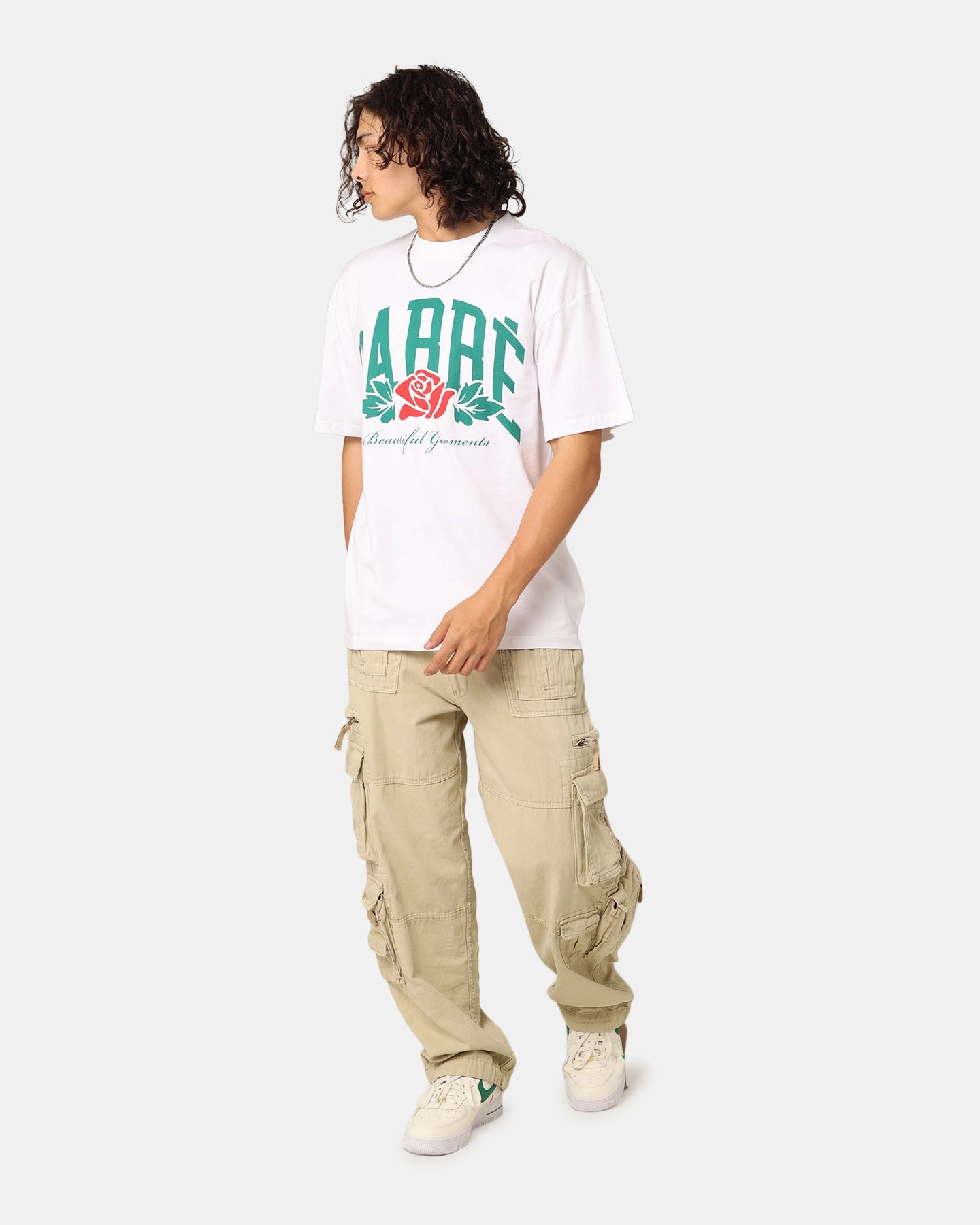 Carre Rosey Oversized T-Shirt White Breathable fabric