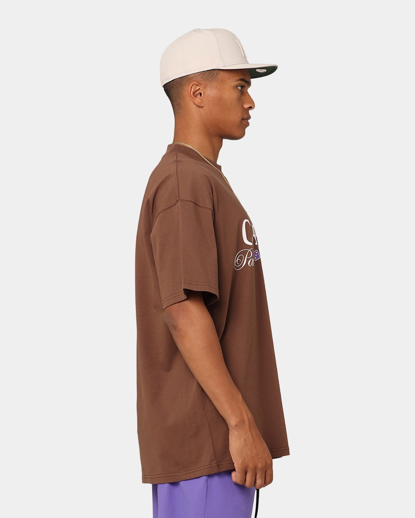 Carre Shooters Oversized T-Shirt Dark Brown spring fashion Comfortable Style