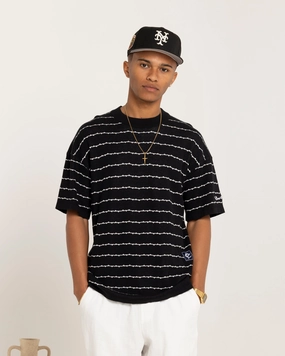 Breathable Essentials Carre Thorny Oversized T-Shirt Black