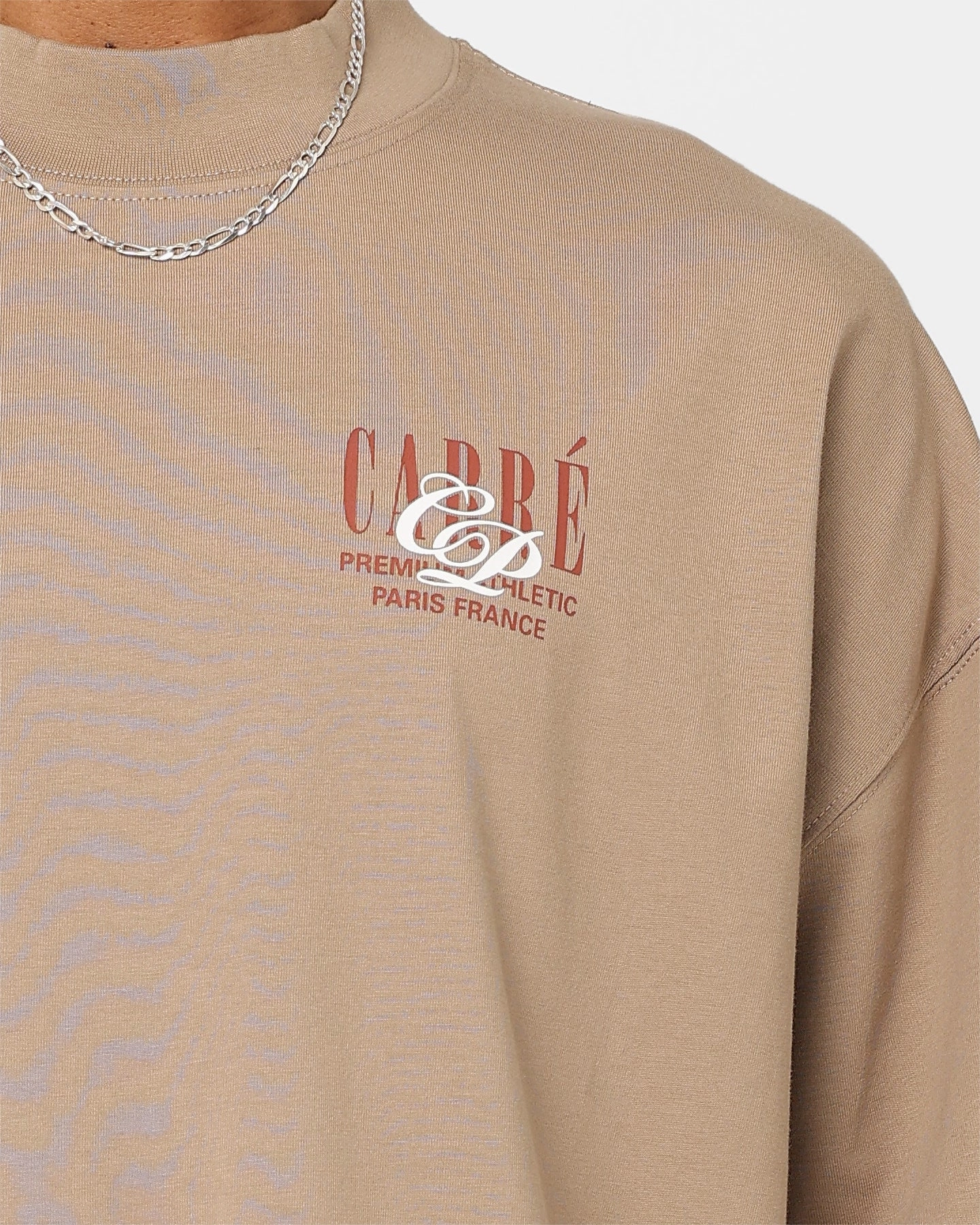 Carre TT Oversized T-Shirt Mocha funky