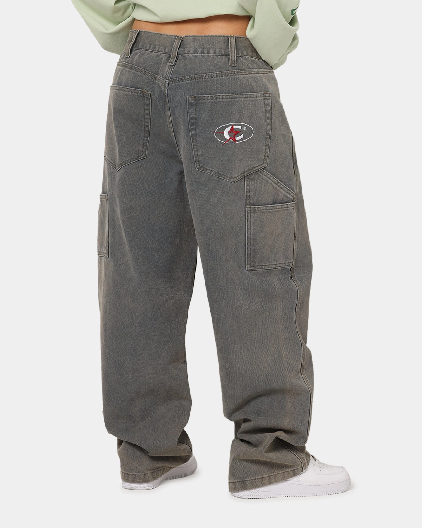 Carre Vintage Pants Washed Grey Flexible Performance