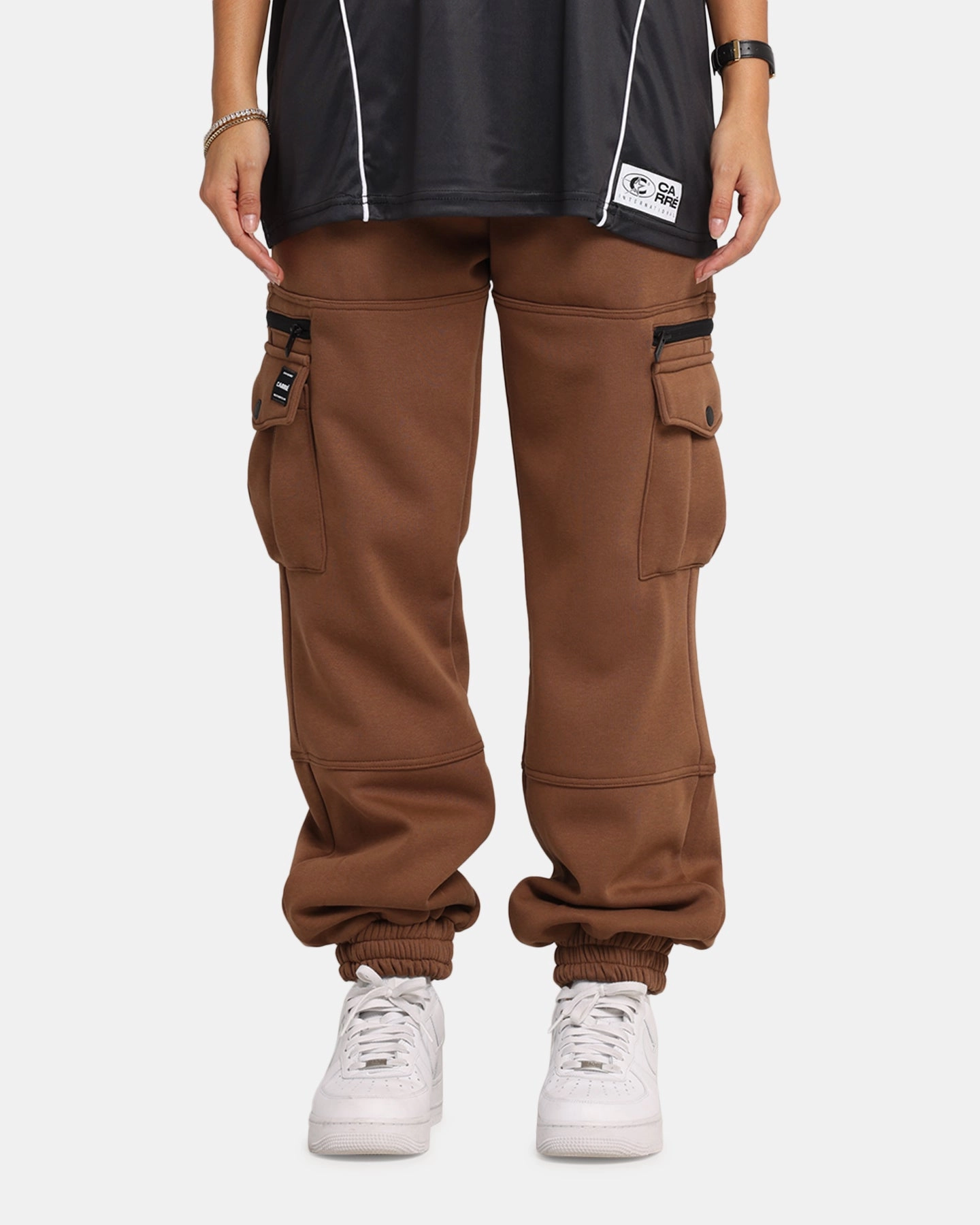 Carre Weathergear Trackpants Washed Brown Casual Layering