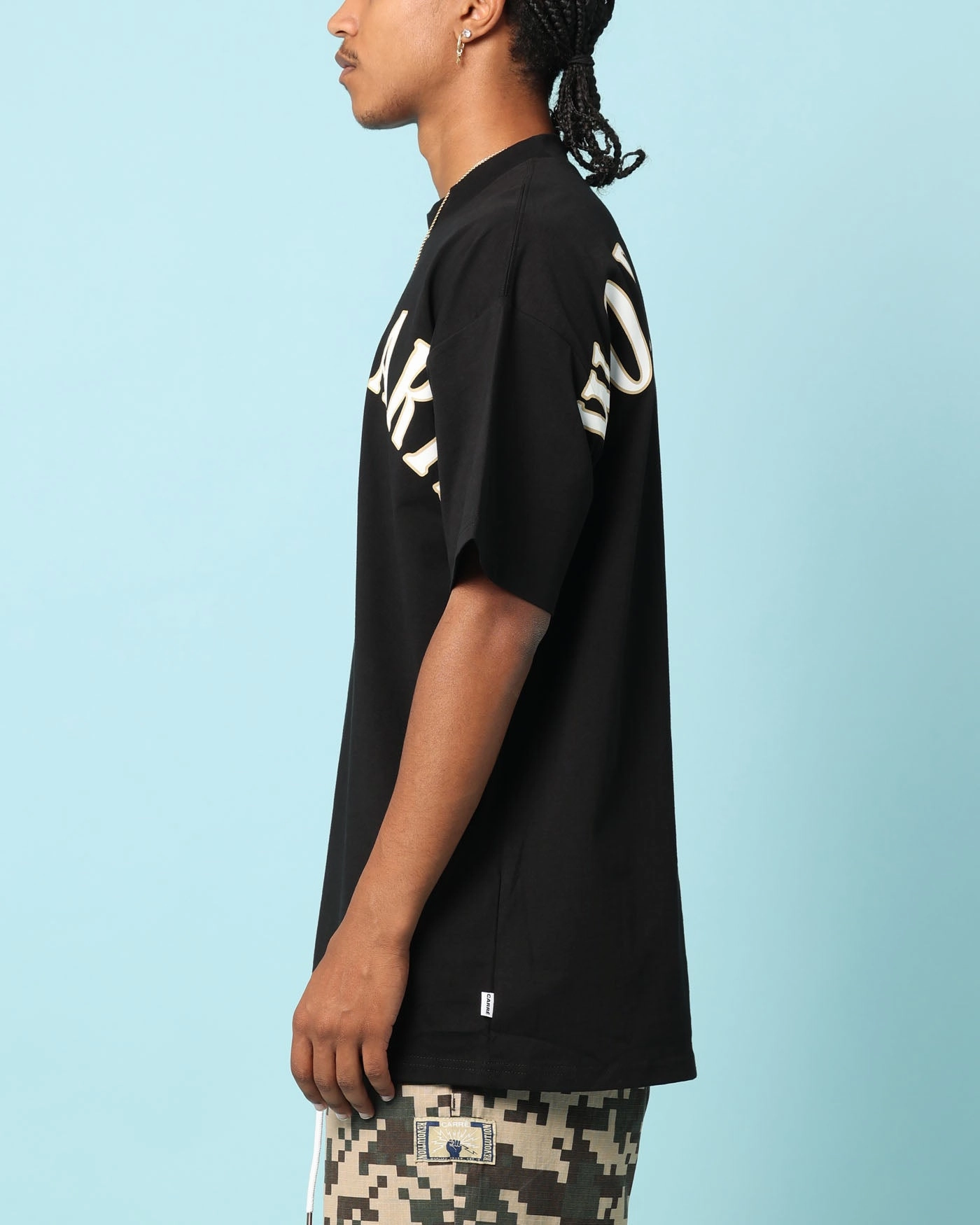 Carre Worldwide Oversized T-Shirt Black Fashion Essential Basic Layer