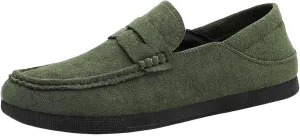 Casual Dress Shoes Men Casual Shoes Fashionable New Pattern Simple Pure Color Comfortable Round Toe Flat Bottom All