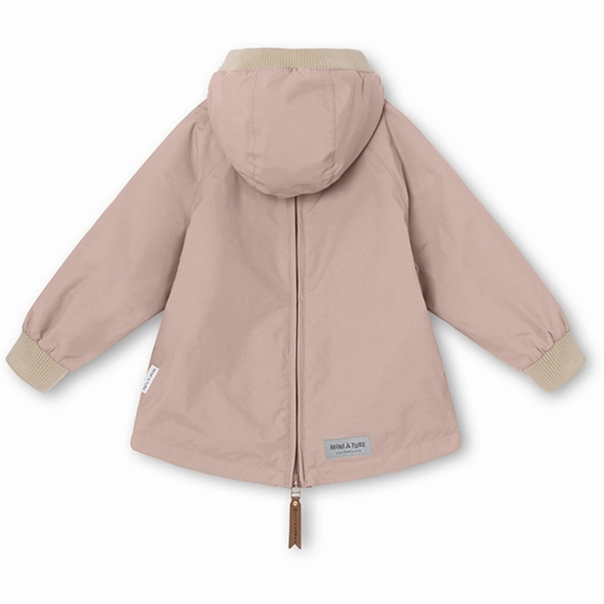 MINI A TURE Baby Vito Spring Anorak m/Fleece Lining Rose Smoke Weekend Ready Look Adjustable Waistband
