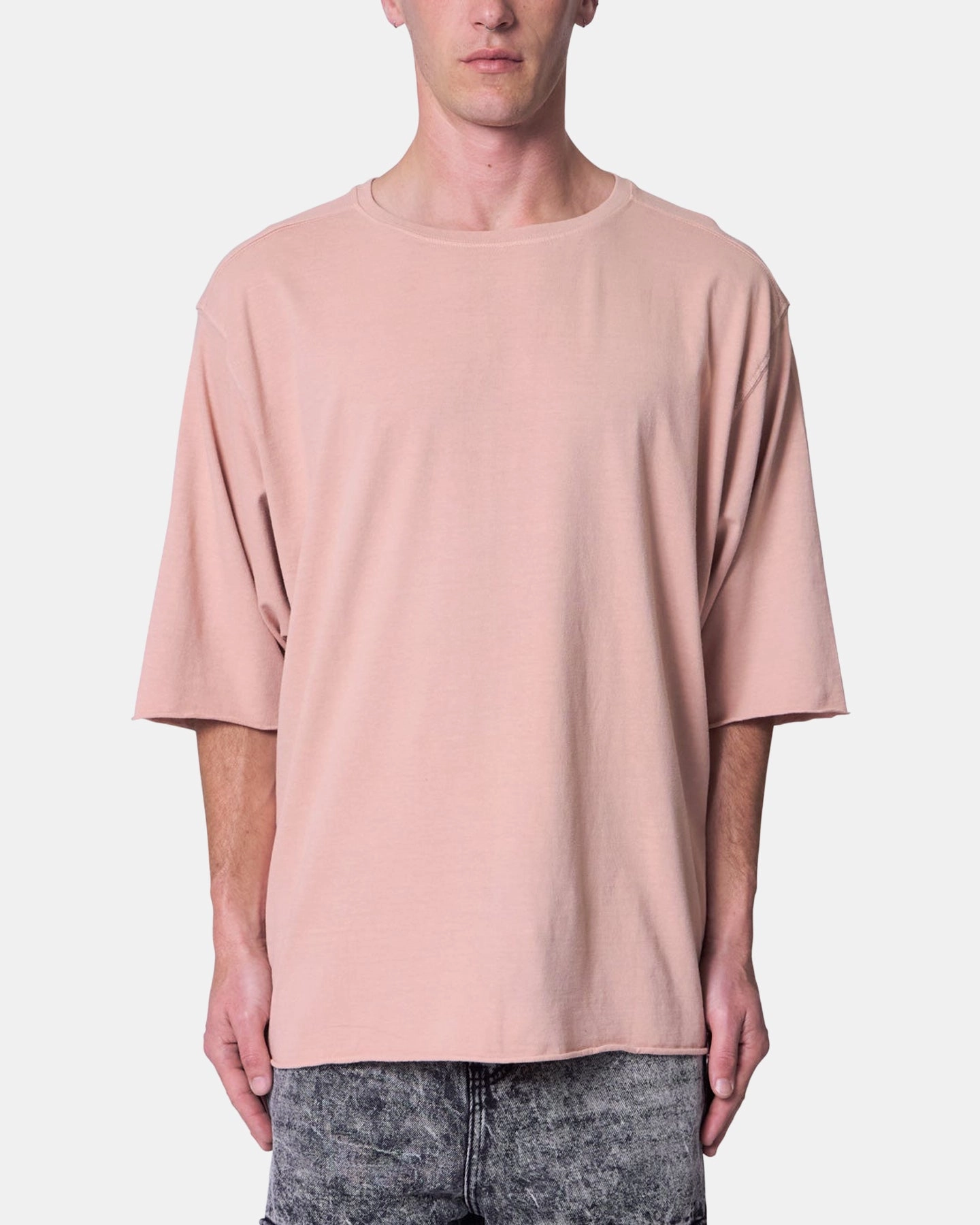 Soft Wearable All-Day Comfort Wear MNML OG Oversized T-Shirt Pink