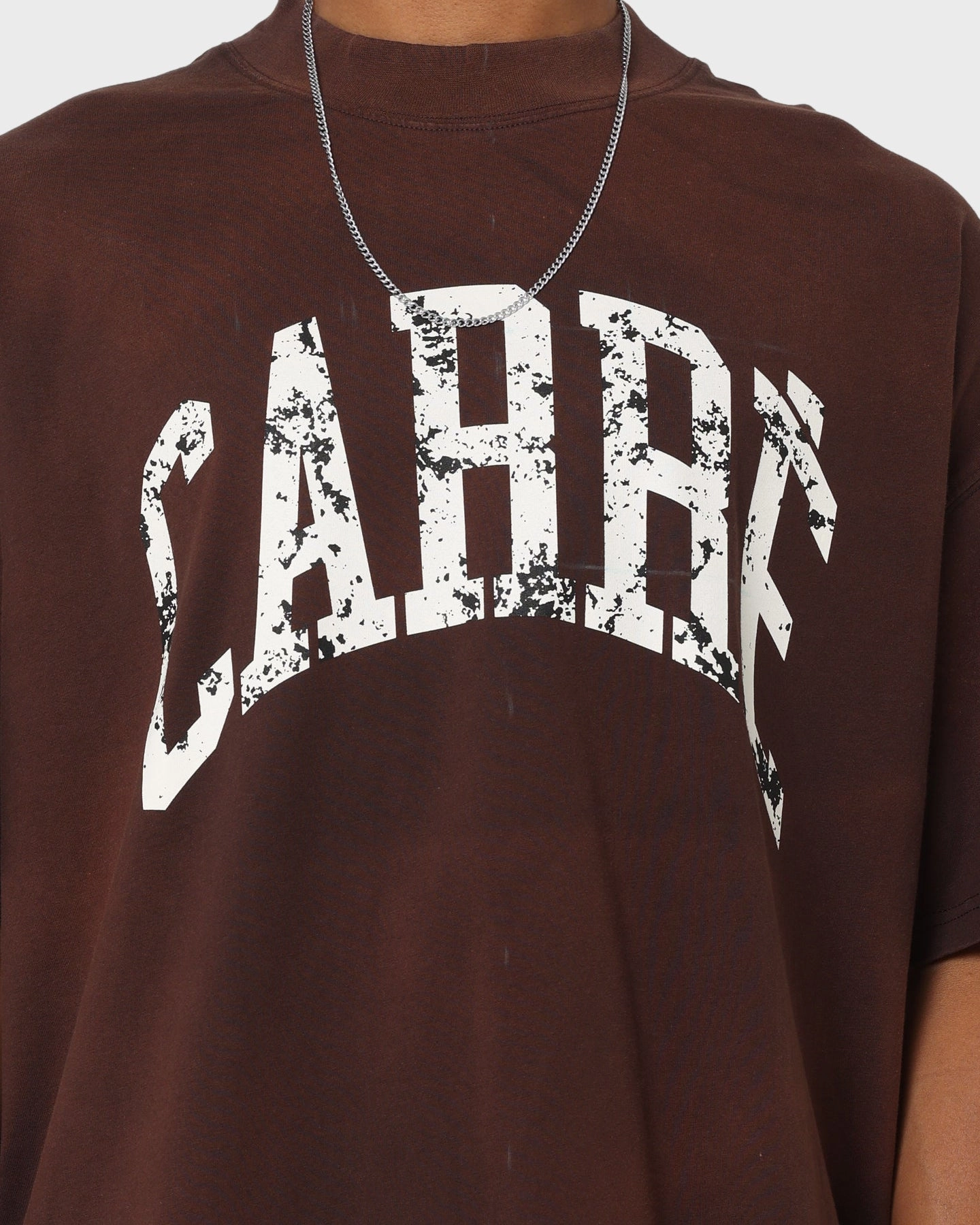 Carr?? Arch Oversized T-Shirt Washed Brown Sporty Comfort Street Smart