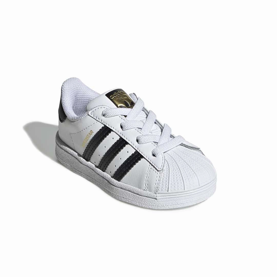 adidas - Kids' (Infant) Superstar Elastic Lace Shoes (FU7717) Weekend Wear Moisture Management Layer