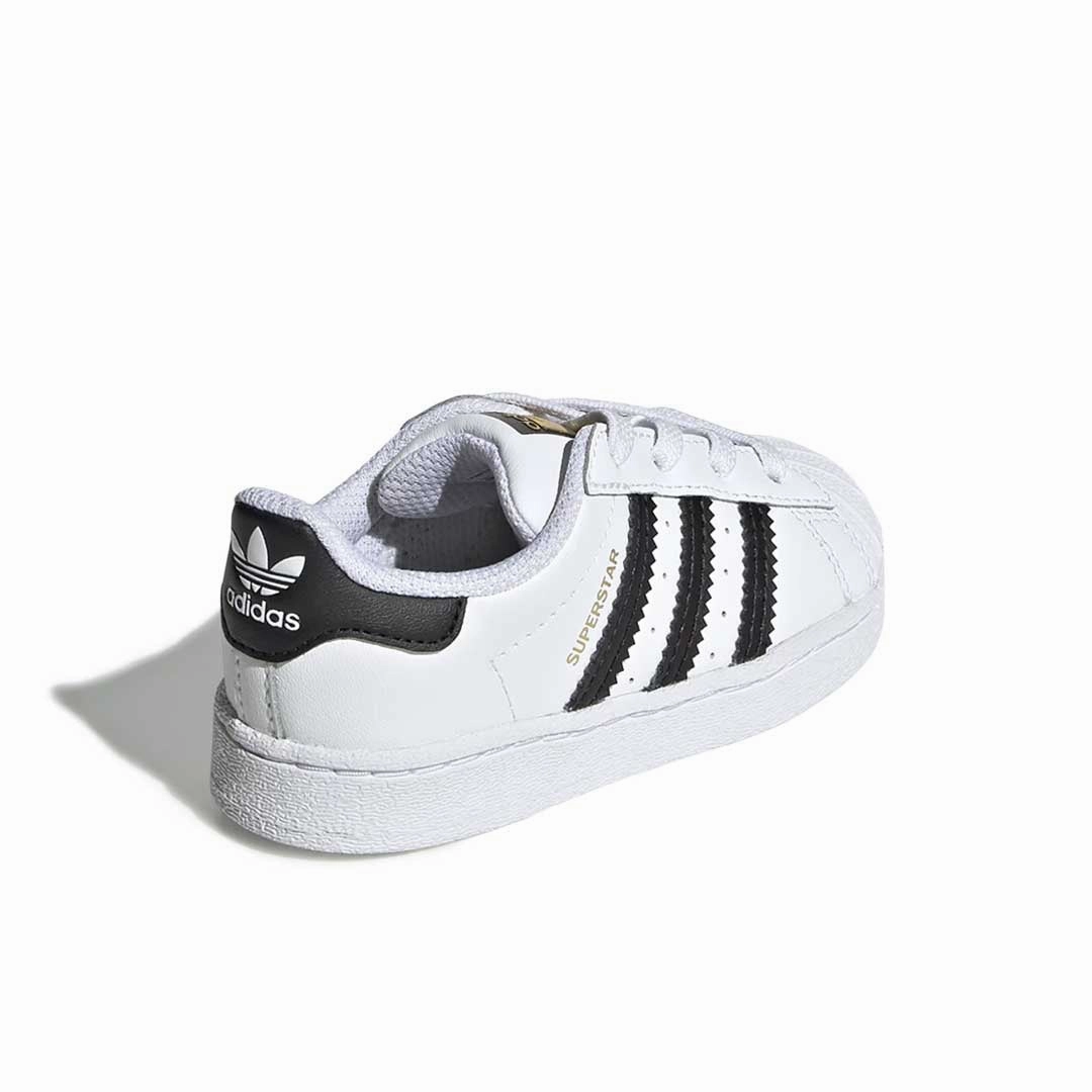 adidas - Kids' (Infant) Superstar Elastic Lace Shoes (FU7717) Impact Diffusion Plate Step Ease