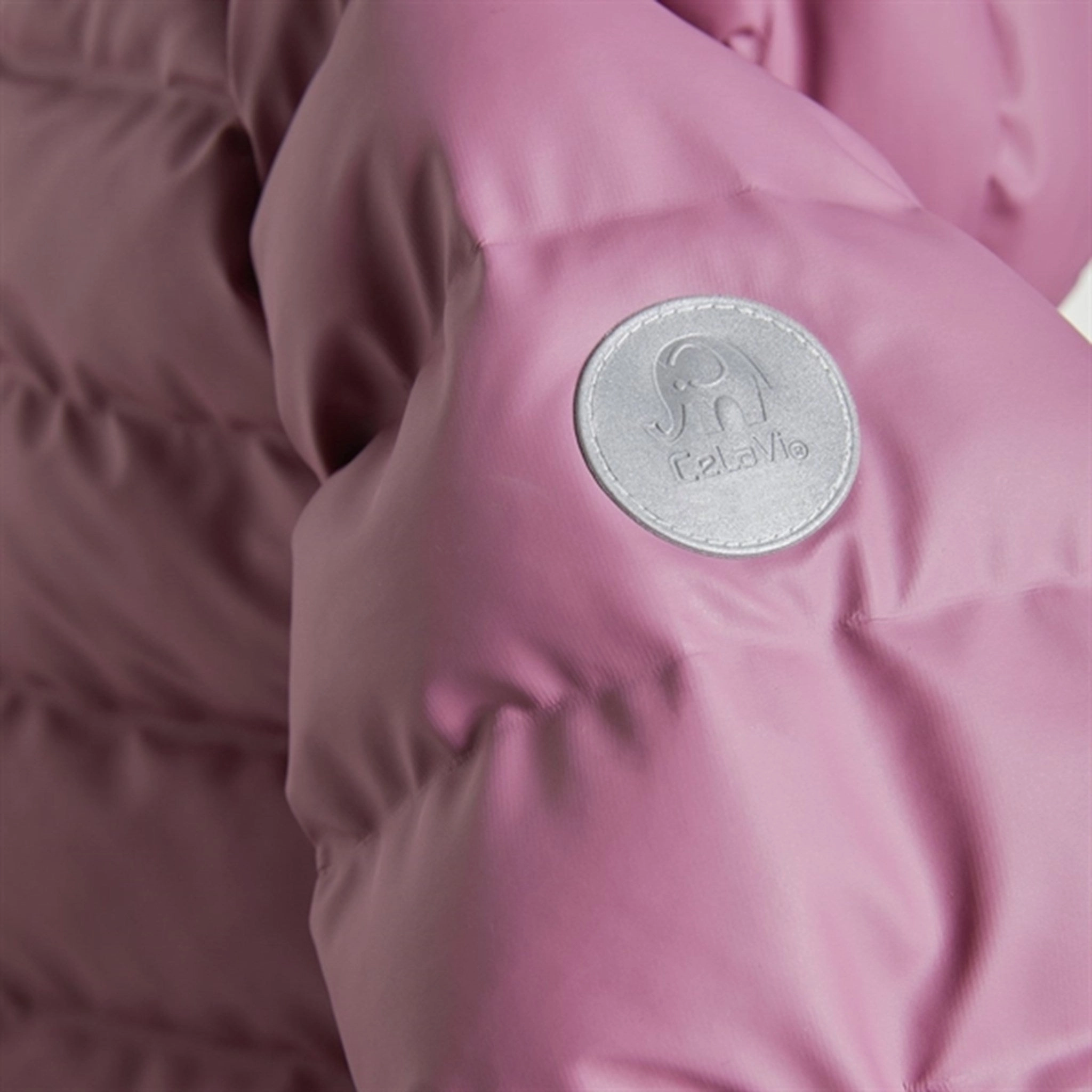 CompactFoldable CeLaVi PU Winter Jacket Mellow Mauve