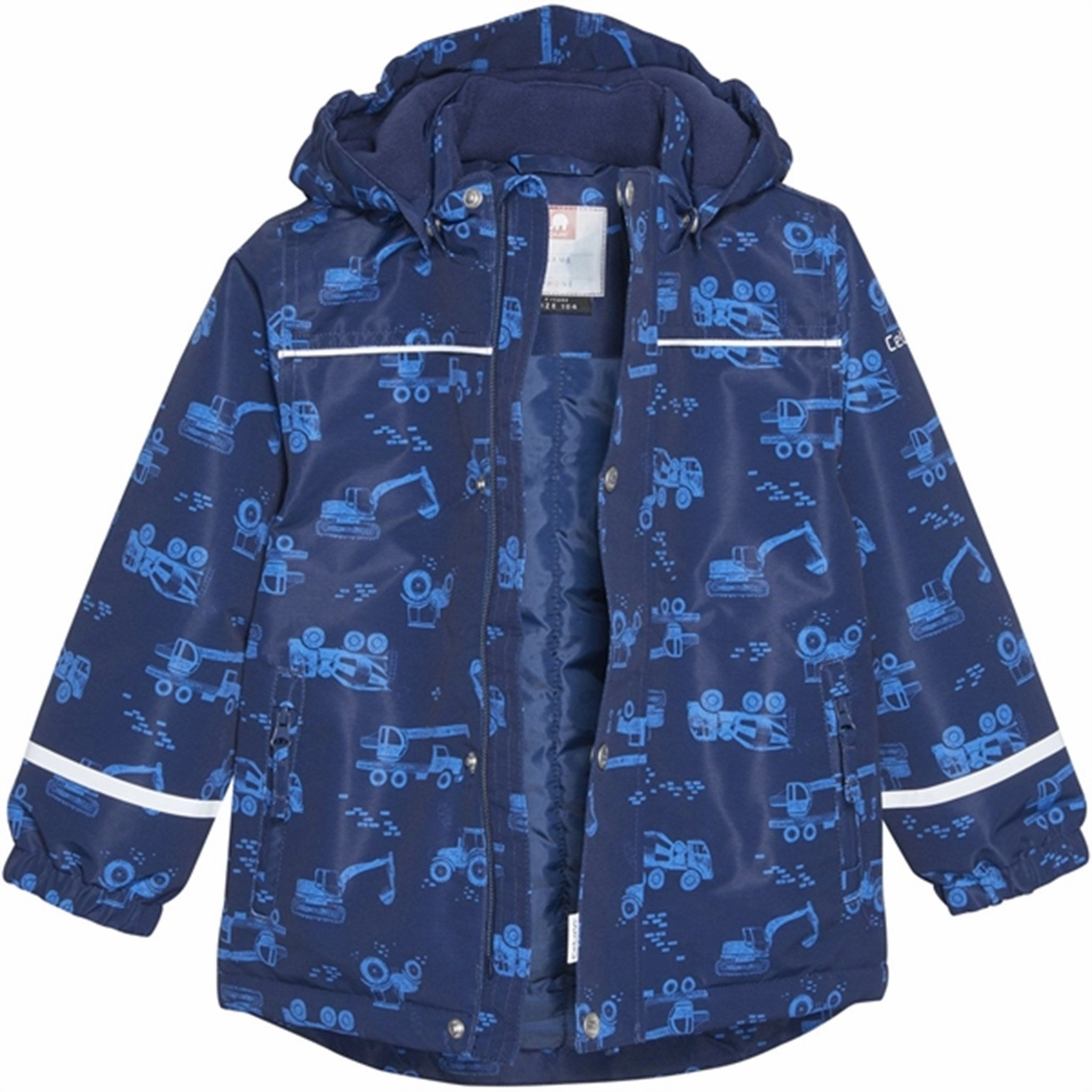 Noise Reduciting Fabric CeLaVi Winter Jacket Pageant Blue