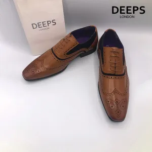 CELESTE MEN'S PATTERNED BROGUE SHOES TANNAVY