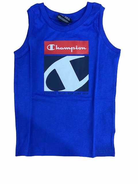 Daily Flexible Champion completino da ragazzo Legacy Graphic Canotta   Bermuda 306318 BS071 ETR bluette-navy