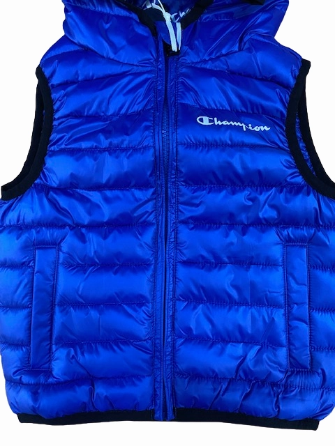 Champion Gilet con cappuccio Unisex da ragazzi Legacy Outdoor Light Small Logo 306486 BS071 ETR bluette Eco-friendly Transform