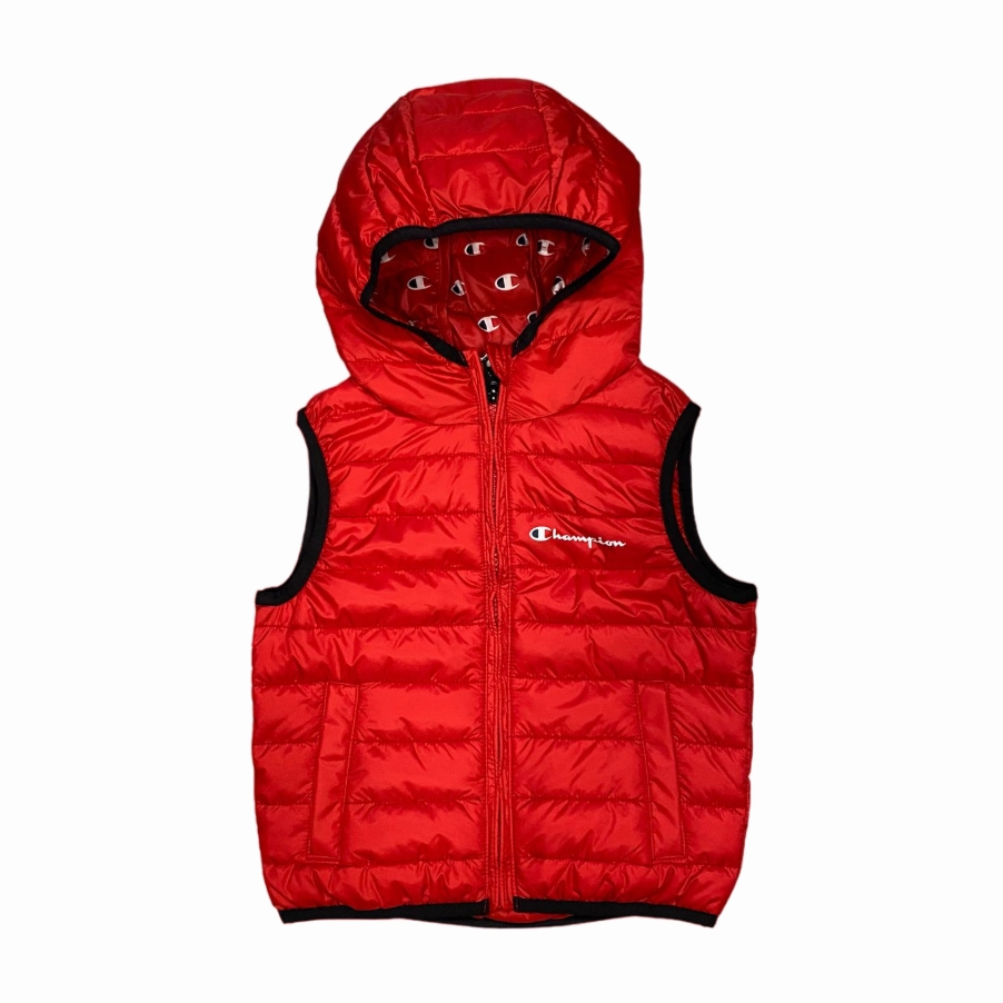 Weather Gear Champion giubbino smanicato con cappuccio da bambino 306774 rosso