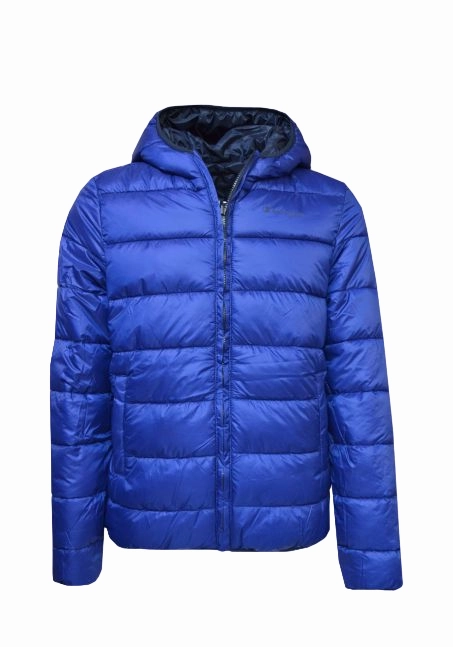 Bold Look Appreciate Champion Giubbotto con cappuccio reversibile 306570 BS501 blu-azzurro