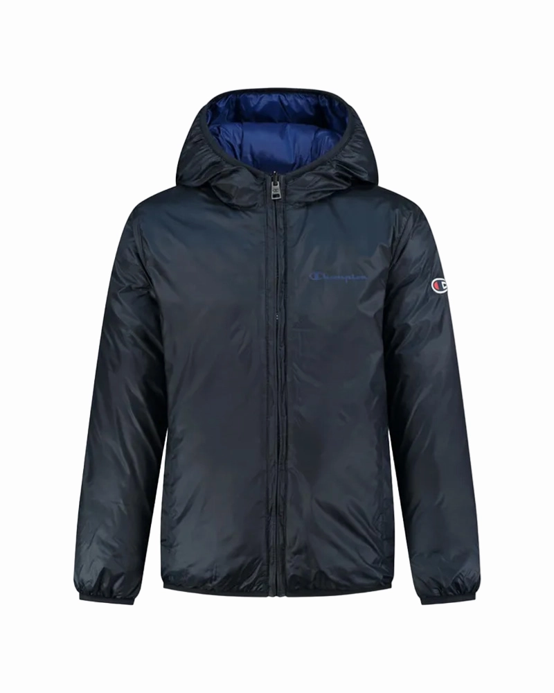 Thermal Shield Champion Giubbotto con cappuccio reversibile 306570 BS501 blu-azzurro