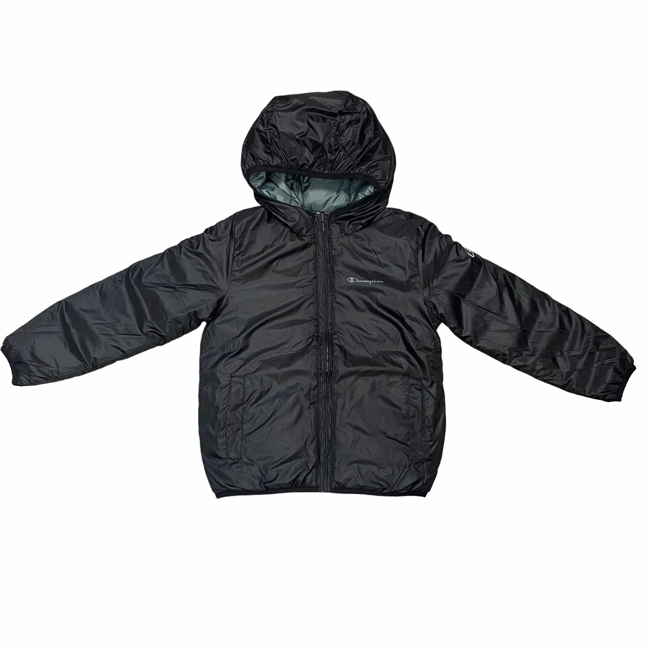 Champion Giubbotto con cappuccio reversibile 306570 NBK/BLG nero-blu Mascara Pendant