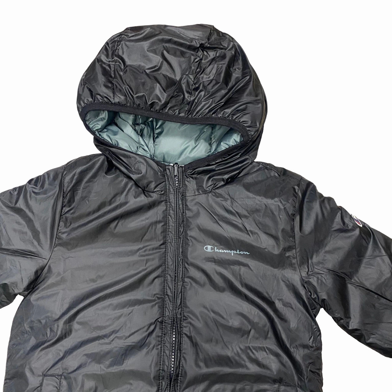 Acknowledge Champion Giubbotto con cappuccio reversibile 306570 NBK/BLG nero-blu