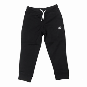 Champion pantalone in felpa con polsino 304779 CHA KK001 NBK black Effortless Style Comfort Fit