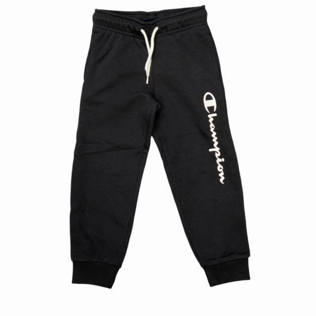 Cozy Comfort Comfort Leggings Capri Champion Pantalone sortivo da ragazzo in felpa garzata con polsino alla caviglia 305906 KK001 NBK nero