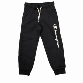 Cozy Comfort Comfort Leggings Capri Champion Pantalone sortivo da ragazzo in felpa garzata con polsino alla caviglia 305906 KK001 NBK nero