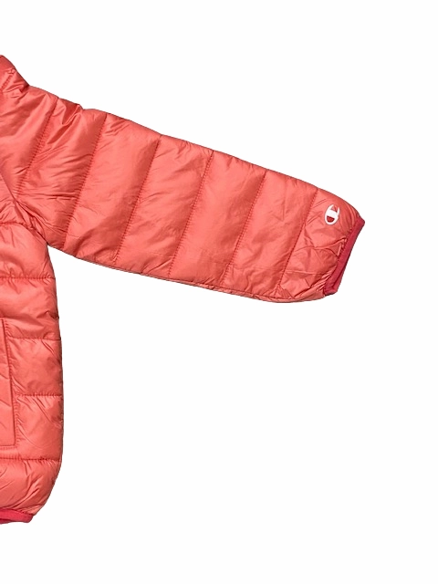 Champion Piumino con cappuccio da ragazza 306197 PS171 TRSE rosa clean design Lipstick