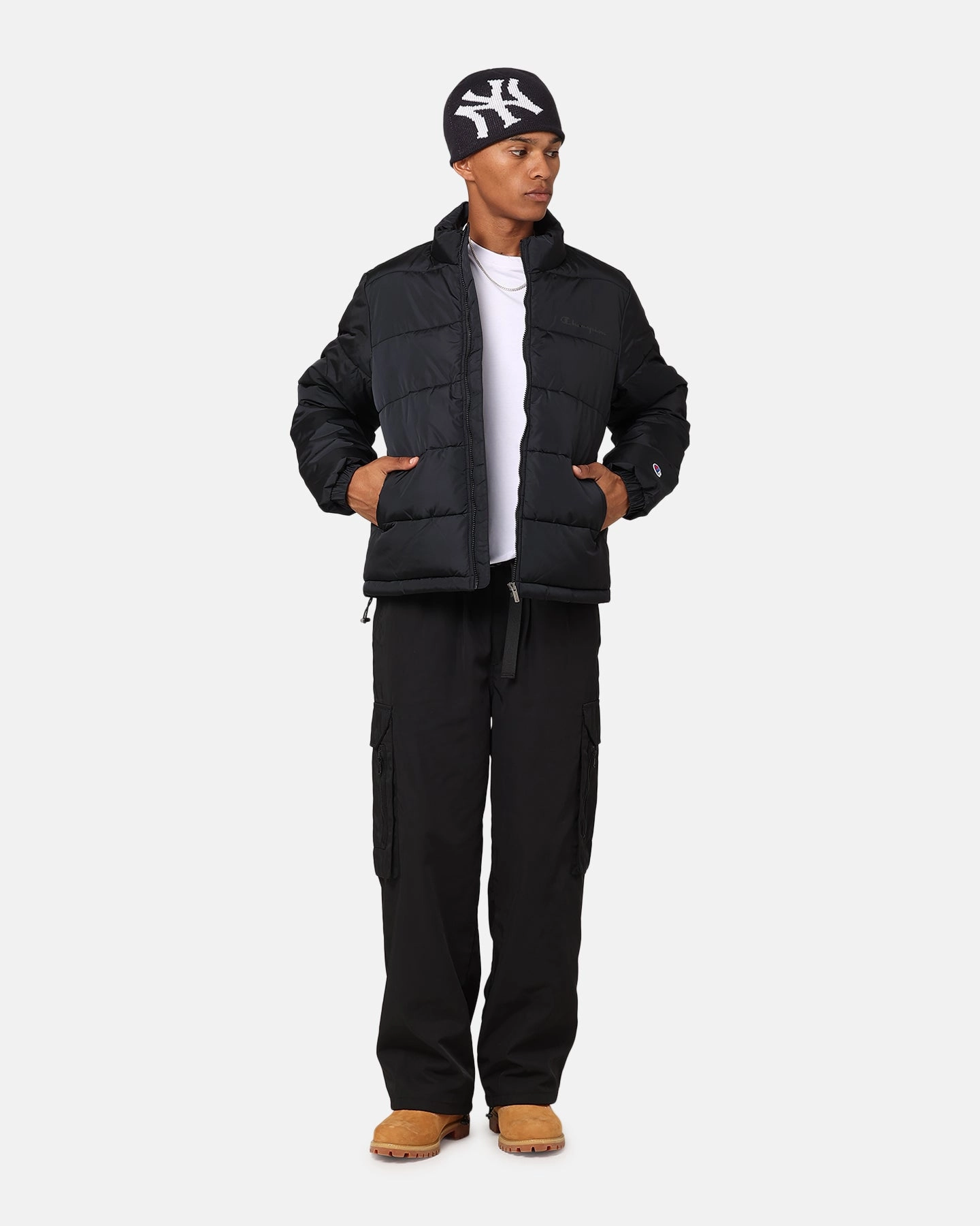 Champion Rochester Padded Puffer Black Potential Folder