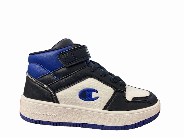 Champion Scarpa alta da bambino con laccio e strappo Rebound 2.0 Mid S32413 BS501 PS navy-white-royal Sporty Shoes Lightweight Design