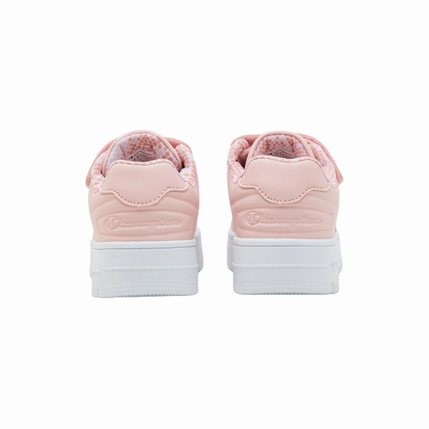 Champion scarpa sneakers con zeppa da bambina Rebound Platform Animalier S32753 PS019 rosa summer use Shock Absorbing Insole
