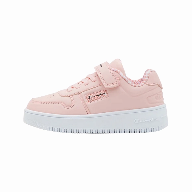 Champion scarpa sneakers con zeppa da bambina Rebound Platform Animalier S32753 PS019 rosa mud running footwear